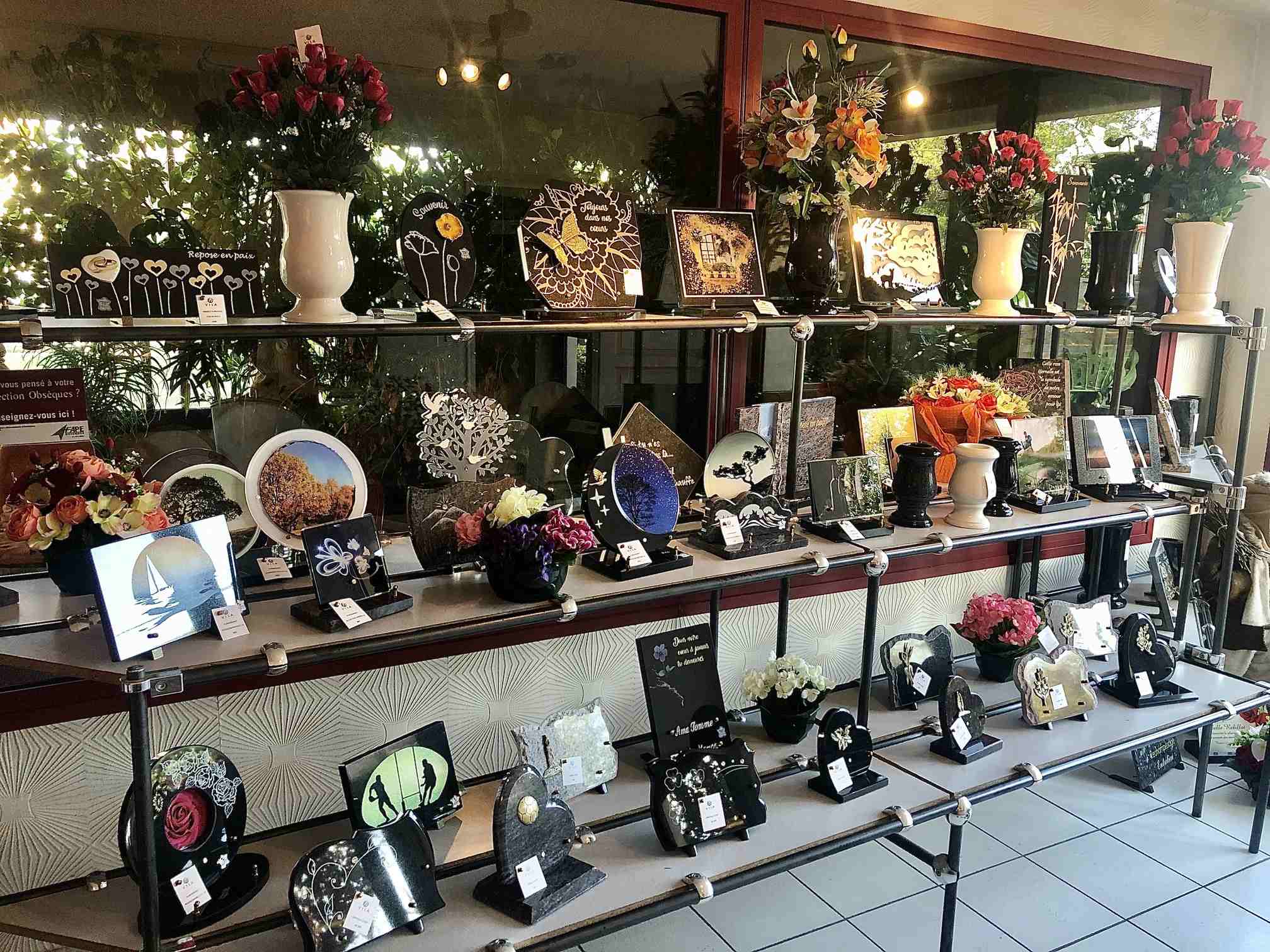 boutique fleurs et plaques